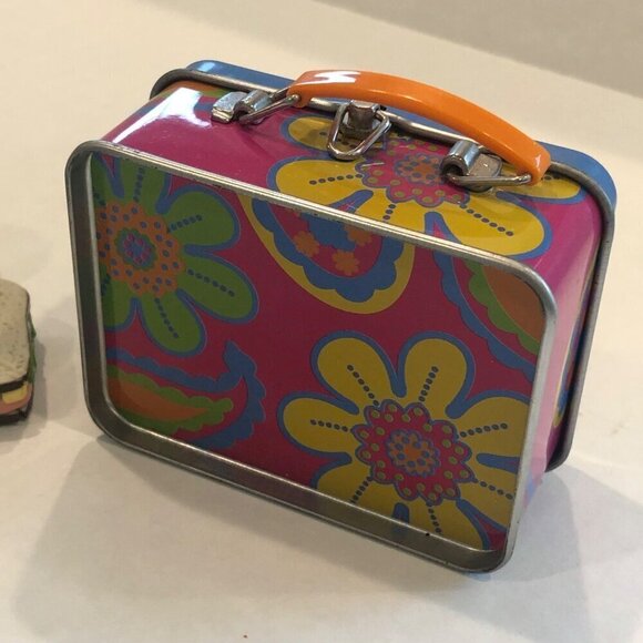 American Girl AG Julie Lunch Box Complete Thermos Sandwhich Food Flower Read - Picture 5 of 6